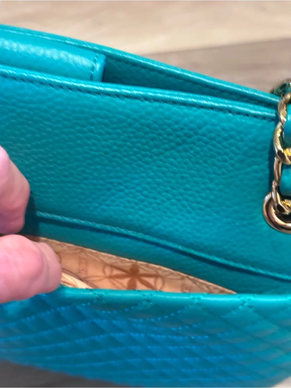 NWT Bodhi Turquoise Leather Bag